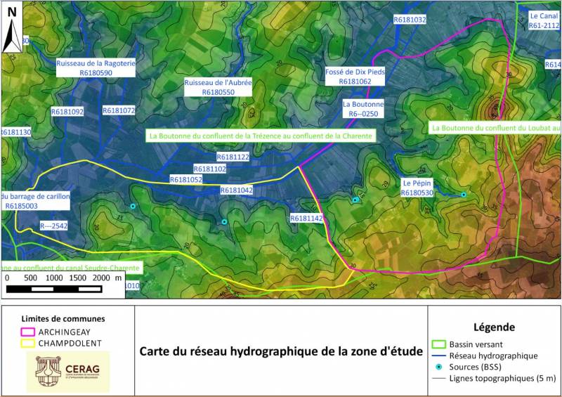 CERAG - Contexte hydrographique Charente Maritime