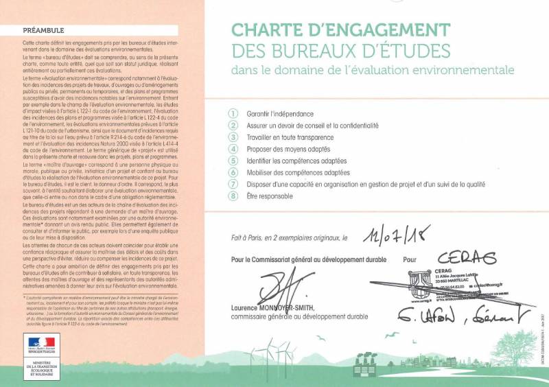 CERAG - Charte Évaluation environnementale