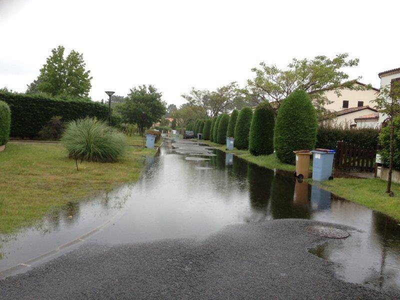 CERAG - Inondation voirie lotissement en Gironde